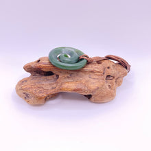 Load image into Gallery viewer, Marsden Flower Jade Koru Pendant
