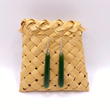 Load image into Gallery viewer, Kawakawa Roimata Drop Earrings