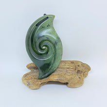 Load image into Gallery viewer, Vertical Double Spiral Koru Pendant
