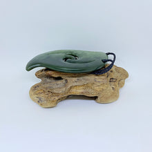 Load image into Gallery viewer, Vertical Double Spiral Koru Pendant