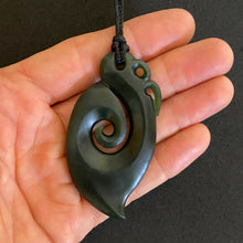 Load image into Gallery viewer, Dark Manaia with Koru Tail