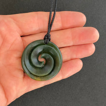 Load image into Gallery viewer, Putiputi Double Spiral Koru Pendant