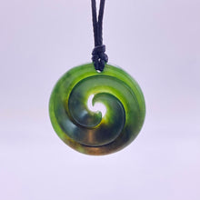 Load image into Gallery viewer, Putiputi Double Spiral Koru Pendant