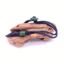 Load image into Gallery viewer, Black Cord Single Beaded Bracelet