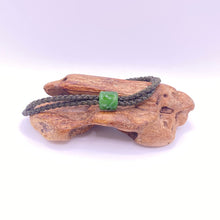Load image into Gallery viewer, Olive, Dark Green Cord Single Beaded Bracelet