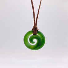 Load image into Gallery viewer, Small Kawakawa Koru Pendant