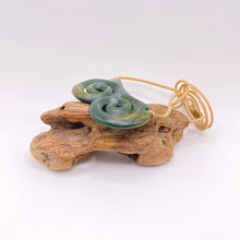 Load image into Gallery viewer, Horizontal Double Koru Pendant