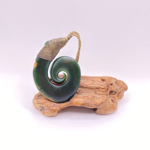 Load image into Gallery viewer, Snood Bound Hei Matau, Hook and Koru Pendant