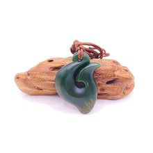Load image into Gallery viewer, Putiputi Hei Matau Hook Pendant