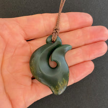 Load image into Gallery viewer, Putiputi Hei Matau Hook Pendant