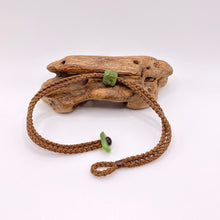 Load image into Gallery viewer, Brown Cord Single Beaded Bracelet