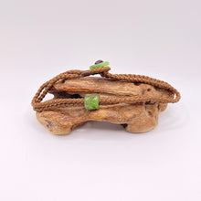 Load image into Gallery viewer, Brown Cord Single Beaded Bracelet