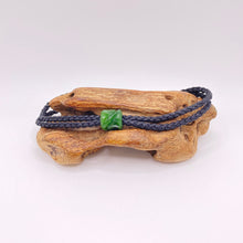 Load image into Gallery viewer, Black Cord Single Beaded Bracelet