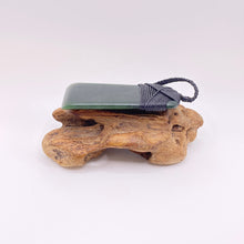 Load image into Gallery viewer, Dark Pounamu Cross-bound Toki Pendant