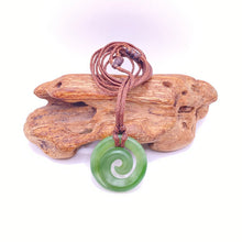 Load image into Gallery viewer, Small Inanga Koru Pendant