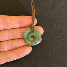 Load image into Gallery viewer, Small Inanga Koru Pendant