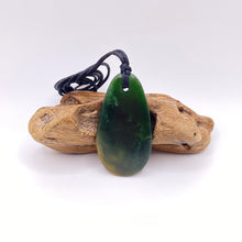 Load image into Gallery viewer, Dark Marsden Flower Jade Roimata Drop Pendant