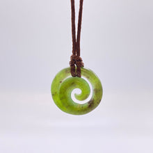 Load image into Gallery viewer, Small Martyr River Pounamu Koru Pendant