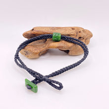 Load image into Gallery viewer, Black Cord Single Beaded Bracelet