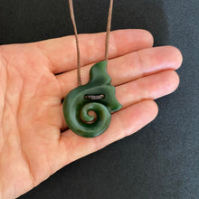 Load image into Gallery viewer, Whale Tail Koru Pendant