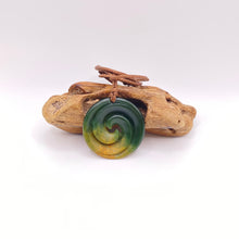 Load image into Gallery viewer, Putiputi Double Spiral Koru Pendant
