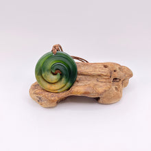 Load image into Gallery viewer, Putiputi Double Spiral Koru Pendant
