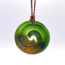 Load image into Gallery viewer, Putiputi Double Spiral Koru Pendant