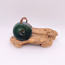 Load image into Gallery viewer, Kawakawa Double Spiral Koru Pendant