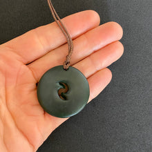 Load image into Gallery viewer, Kawakawa Double Spiral Koru Pendant
