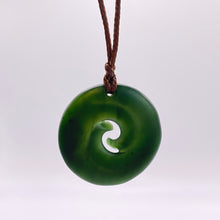 Load image into Gallery viewer, Kawakawa Double Spiral Koru Pendant