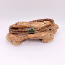 Load image into Gallery viewer, Brown Cord Single Beaded Bracelet