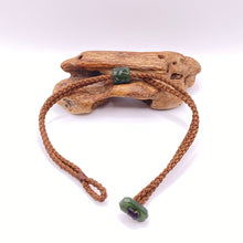Load image into Gallery viewer, Brown Cord Single Beaded Bracelet
