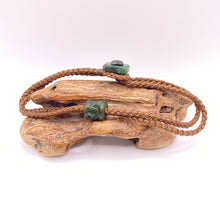Load image into Gallery viewer, Brown Cord Single Beaded Bracelet