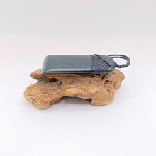 Load image into Gallery viewer, Dark Pounamu Cross-bound Toki Pendant