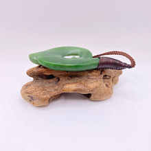 Load image into Gallery viewer, Large Ridge bound Hei Matau and Koru Pendant
