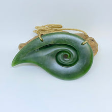 Load image into Gallery viewer, Large Horizontal Koru Pendant