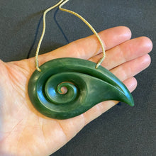 Load image into Gallery viewer, Large Horizontal Koru Pendant