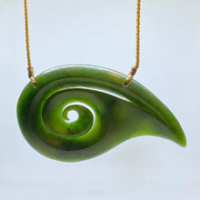 Load image into Gallery viewer, Large Horizontal Koru Pendant