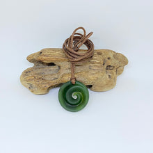 Load image into Gallery viewer, Small Kawakawa Spiral Koru Pendant