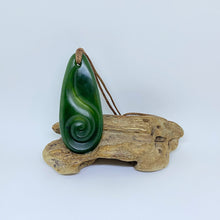 Load image into Gallery viewer, Roimata Drop and Koru Pendant