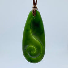 Load image into Gallery viewer, Roimata Drop and Koru Pendant