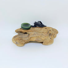 Load image into Gallery viewer, Cord Outside of Small Dark Porohita / Disc Pendant