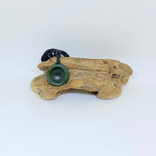 Load image into Gallery viewer, Cord Outside of Small Dark Porohita / Disc Pendant