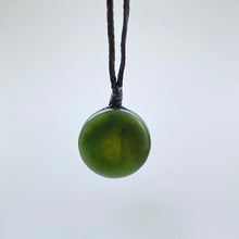 Load image into Gallery viewer, Cord Outside of Small Dark Porohita / Disc Pendant