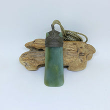 Load image into Gallery viewer, Blue Inanga Cross-bound Toki Pendant