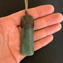 Load image into Gallery viewer, Blue Inanga Cross-bound Toki Pendant