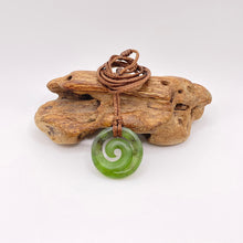 Load image into Gallery viewer, Small Martyr River Pounamu Koru Pendant
