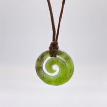 Load image into Gallery viewer, Small Martyr River Pounamu Koru Pendant
