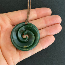 Load image into Gallery viewer, Putiputi Double Spiral Koru Pendant
