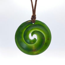 Load image into Gallery viewer, Putiputi Double Spiral Koru Pendant
